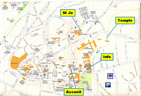Plan localisation des exposants